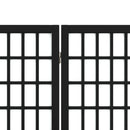 vidaXL 3 paneles fekete japán stílusú összecsukható paraván 120x170 cm