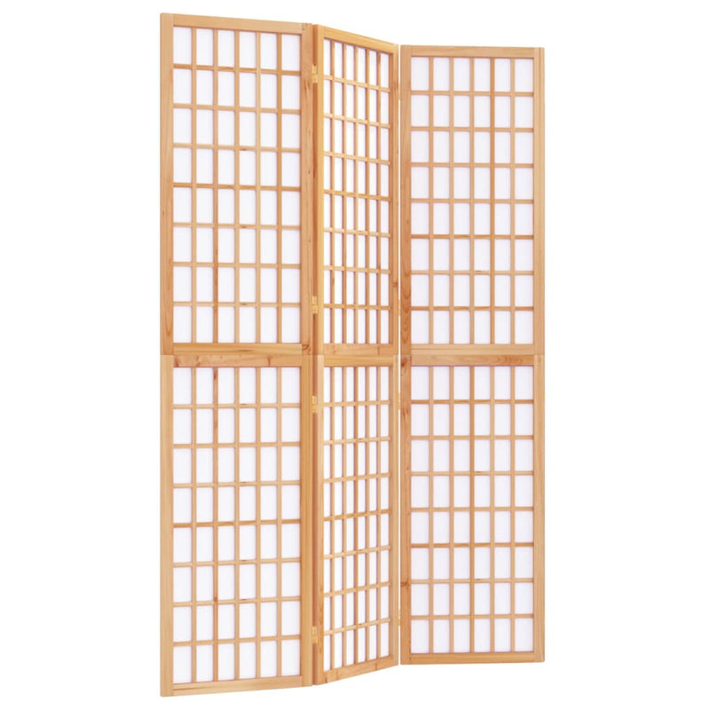 vidaXL 3 paneles japán stílusú összecsukható paraván 120 x 170 cm