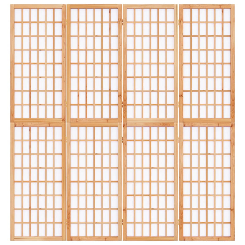 vidaXL 4 paneles japán stílusú összecsukható paraván 160 x 170 cm