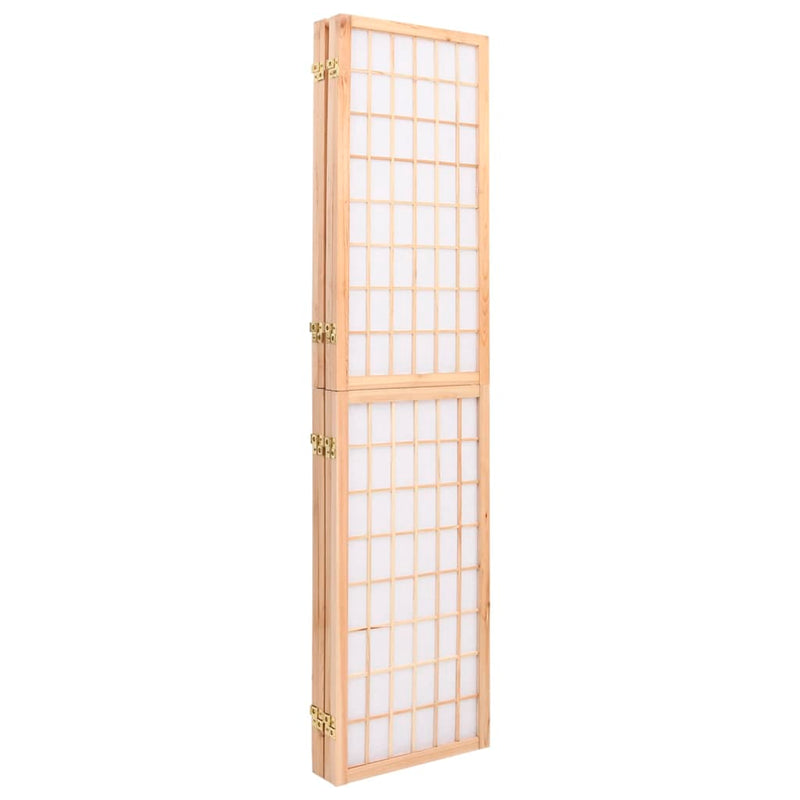 vidaXL 4 paneles japán stílusú összecsukható paraván 160 x 170 cm
