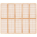 vidaXL 5-paneles japán stílusú összecsukható paraván 200 x 170 cm
