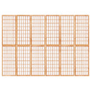 vidaXL 6-paneles japán stílusú összecsukható paraván 240 x 170 cm