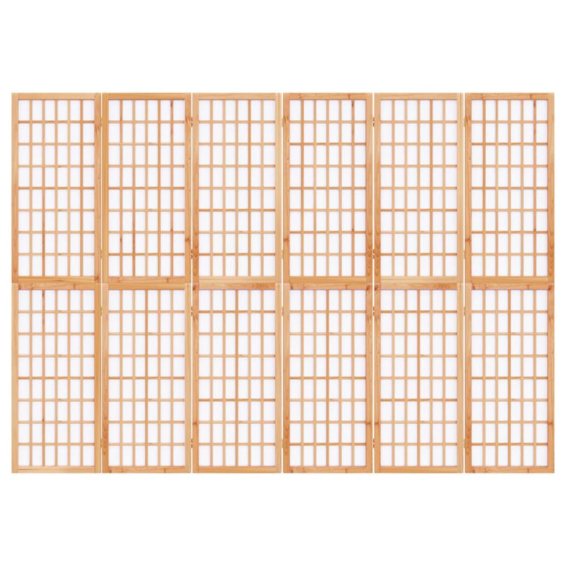 vidaXL 6-paneles japán stílusú összecsukható paraván 240 x 170 cm