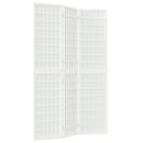 vidaXL 3-paneles fehér japán stílusú összecsukható paraván 120x170 cm