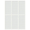 vidaXL 3-paneles fehér japán stílusú összecsukható paraván 120x170 cm