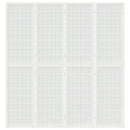 vidaXL 4 paneles fehér japán stílusú összecsukható paraván 160x170 cm