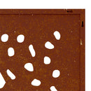 vidaXL levélmintás corten acél kerti faldísz 105 x 55 cm