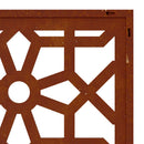 vidaXL mór stílusú corten acél kerti faldísz 55x55 cm