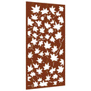vidaXL juharlevél mintás corten acél kerti faldísz 105 x 55 cm