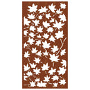 vidaXL juharlevél mintás corten acél kerti faldísz 105 x 55 cm