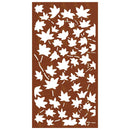 vidaXL juharlevél mintás corten acél kerti faldísz 105 x 55 cm