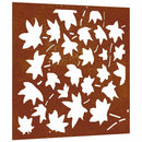 vidaXL juharlevél mintás corten acél kerti faldísz 55x55 cm