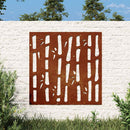 vidaXL bambuszmintás corten acél kerti faldísz 55x55 cm