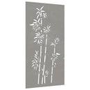 vidaXL bambuszmintás corten acél kerti faldísz 105 x 55 cm