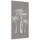 vidaXL pálmafa mintás corten acél kerti faldísz 105 x 55 cm