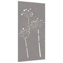 vidaXL virágmintás corten acél kerti faldísz 105 x 55 cm