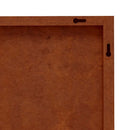 vidaXL virágmintás corten acél kerti faldísz 105 x 55 cm
