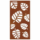 vidaXL levélmintás corten acél kerti faldísz 105 x 55 cm