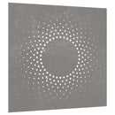 vidaXL napmintás corten acél kerti faldísz 55 x 55 cm