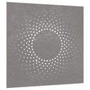 vidaXL napmintás corten acél kerti faldísz 55 x 55 cm