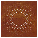 vidaXL napmintás corten acél kerti faldísz 55 x 55 cm