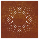 vidaXL napmintás corten acél kerti faldísz 55 x 55 cm