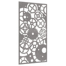 vidaXL fogaskerék mintás corten acél kerti faldísz 105 x 55 cm