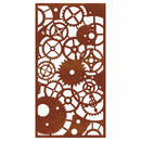 vidaXL fogaskerék mintás corten acél kerti faldísz 105 x 55 cm