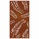 vidaXL levélmintás corten acél kerti faldísz 105 x 55 cm