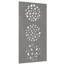 vidaXL levélmintás corten acél kerti faldísz 105 x 55 cm