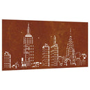 vidaXL látkép mintás corten acél kerti faldísz 105 x 55 cm