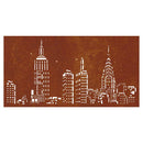 vidaXL látkép mintás corten acél kerti faldísz 105 x 55 cm