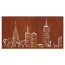 vidaXL látkép mintás corten acél kerti faldísz 105 x 55 cm