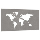 vidaXL világtérkép mintás corten acél kerti faldísz 105 x 55 cm