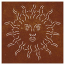 vidaXL napmintás corten acél kerti faldísz 55 x 55 cm