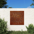 vidaXL napmintás corten acél kerti faldísz 55 x 55 cm