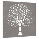 vidaXL famintás corten acél kerti faldísz 55 x 55 cm