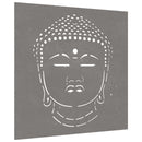 vidaXL Buddha fej mintás corten acél kerti faldísz 55 x 55 cm