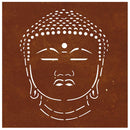 vidaXL Buddha fej mintás corten acél kerti faldísz 55 x 55 cm