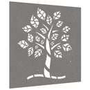 vidaXL famintás corten acél kerti faldísz 55 x 55 cm