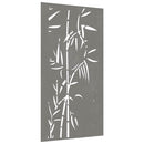 vidaXL bambuszmintás corten acél kerti faldísz 105 x 55 cm