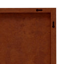 vidaXL 2 db rózsamintás corten acél kerti faldísz 55 x 55 cm