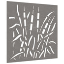 vidaXL fűmintás corten acél kerti faldísz 55 x 55 cm