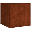 vidaXL corten acél növénytartó 40x41x40 cm