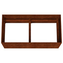 vidaXL corten acél növénytartó 80 x 40 x 40 cm