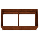 vidaXL corten acél kerti magaságyás 200x40x40 cm
