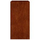 vidaXL corten acél növénytartó 40x40x80 cm