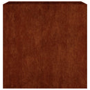 vidaXL corten acél növénytartó 80x40x80 cm