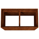 vidaXL corten acél növénytartó 80x40x80 cm