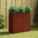 vidaXL corten acél növénytartó 80x40x80 cm